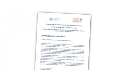 COMUNICADO CONJUNTO EL ACUERDO DE ASOCIACI&Oacute;N BIRREGIONAL ENTRE LA UNI&Oacute;N EUROPEA Y EL MERCOSUR