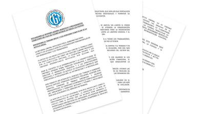 RECHAZAMOS LA REFORMA LABORAL REGRESIVA Y PRECARIZADORA  COMO PARTE DEL PLAN DE ACCION SINDICAL EN TODOS LOS FRENTES 