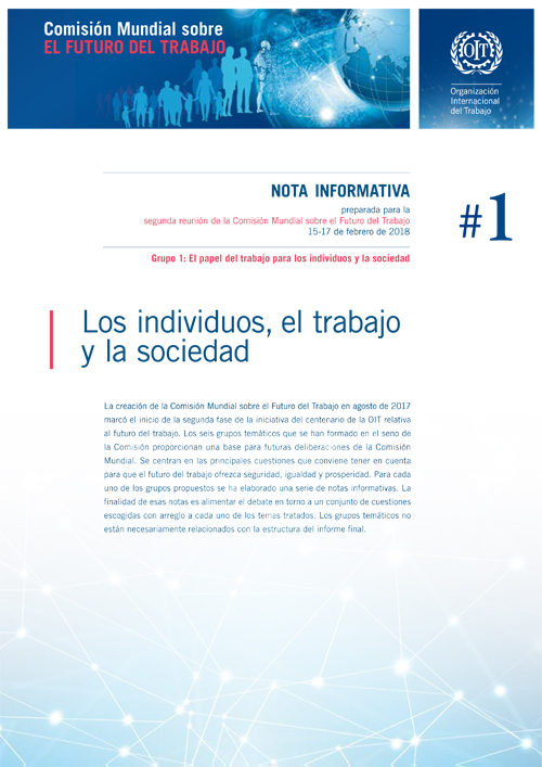 N. 1 - Los individuos, el trabajo y la sociedad 	