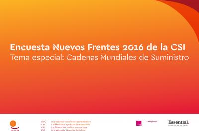 Encuesta Nuevos Frentes 2016 de la CSI