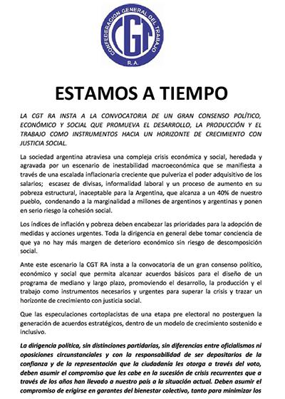 Estamos a tiempo