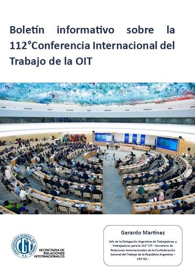 Bolet&iacute;n informativo sobre la 112&deg; Conferencia Internacional del Trabajo de la OIT